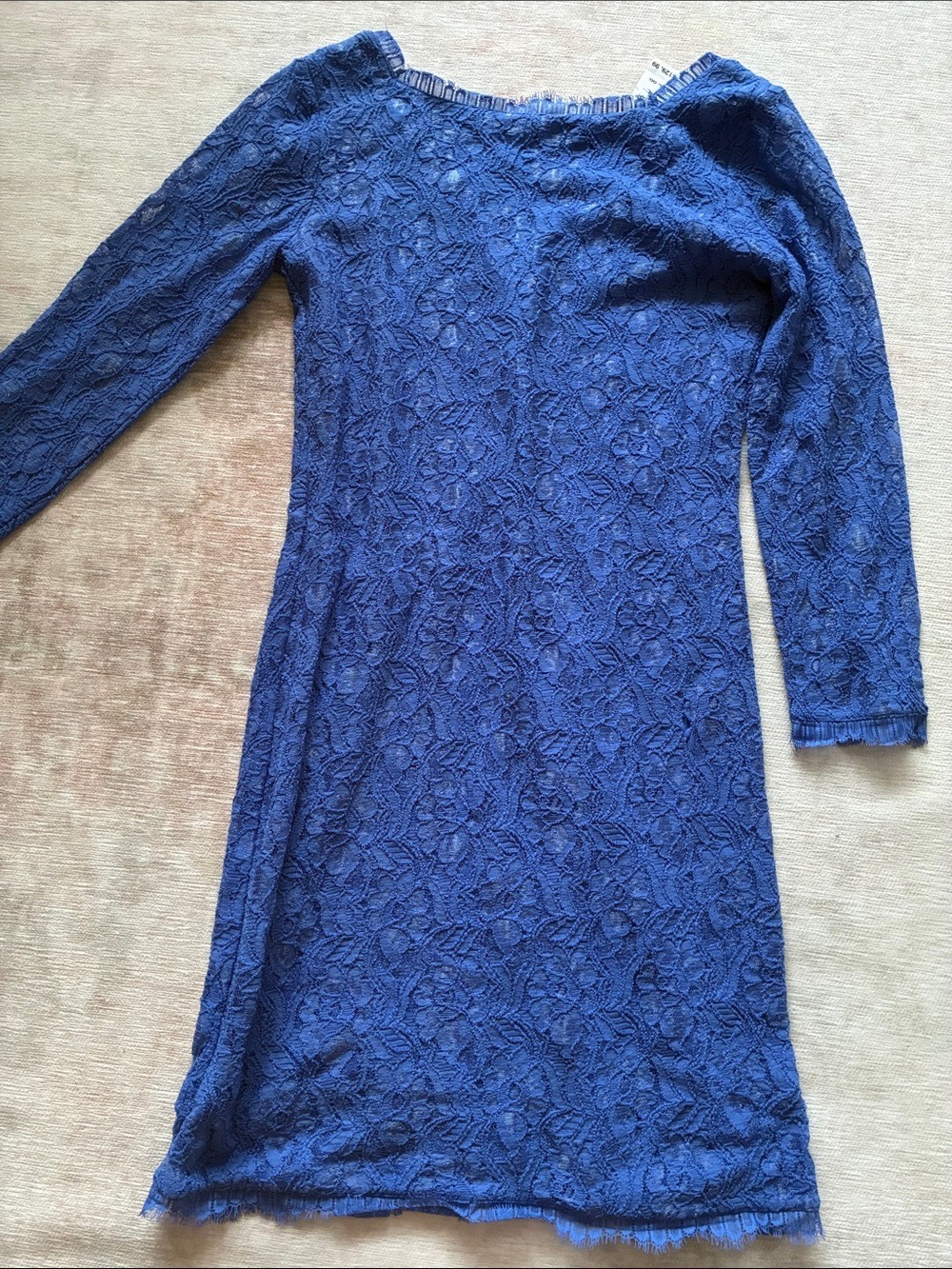 Saks Fifth Avenue Purple Lace Dress Small